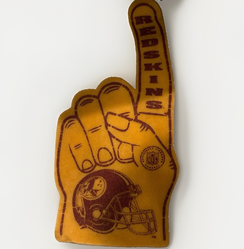 Vintage Very Rare 1979 Washington Redskins Foam Finger “We’re #1”